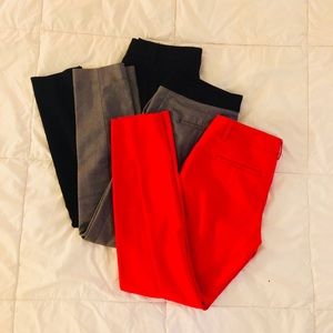 Set of three dress pants